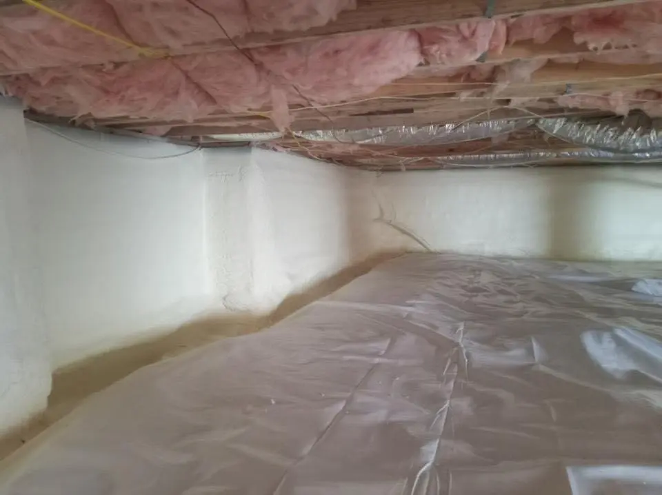 Crawl space encapsulation with closed-cell spray foam for Spray Foam Roofing Repair in Lacy-Lakeview